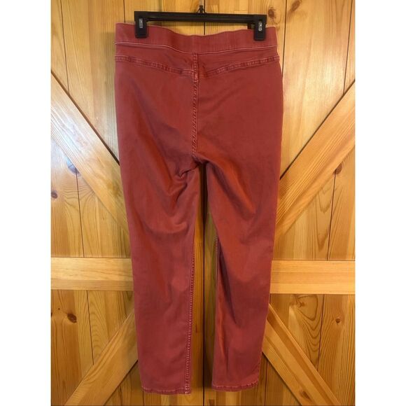 Soft Surroundings Women’s High Rise Redish Orange Pull On Pants Size Small (5927 - Picture 4 of 8